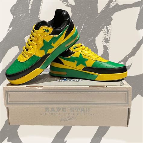 replica mens bape roadsta shoes|bape sta brand.